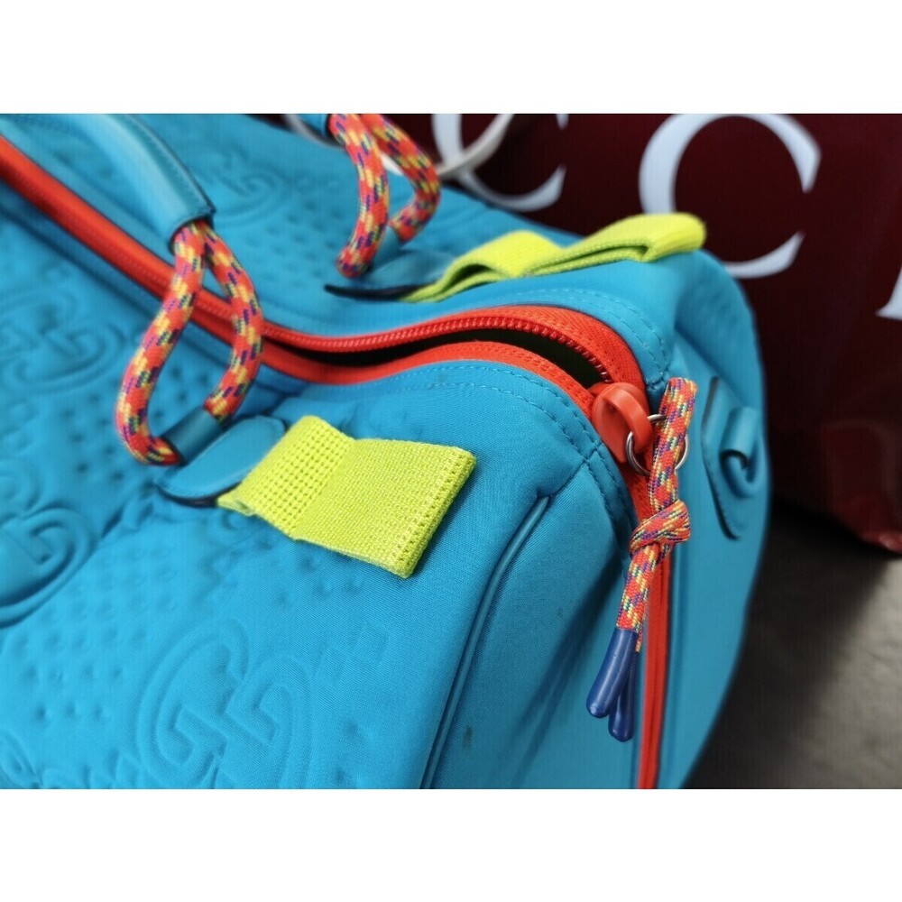 Gucci GG Scuba Duffle Bag Blue - Picture 8 of 9